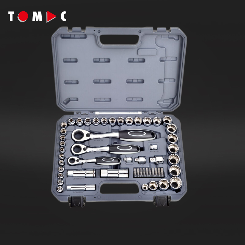 Wrench Set - Set Perkakas Soket TOMAC 52pc Chrome